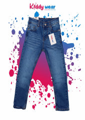 Kids Faded Look Denim Jeans - Kiddy Wear