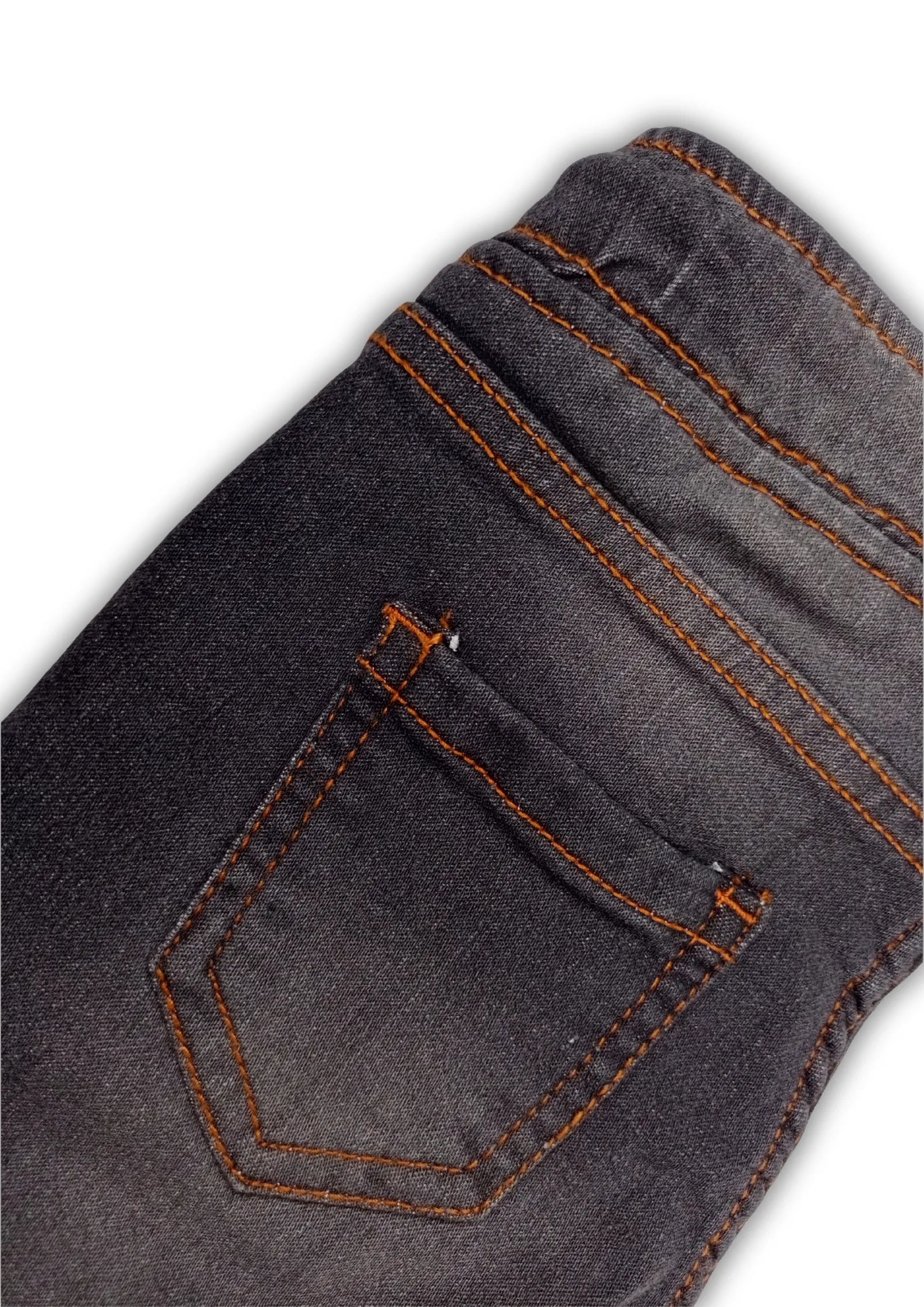 Boys' Faded Black Denim Shorts