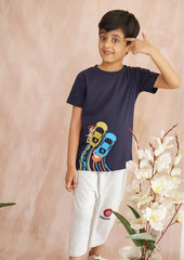 Kids' Racing Cars Navy T-Shirt