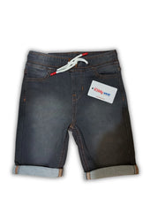 Boys' Faded Black Denim Shorts