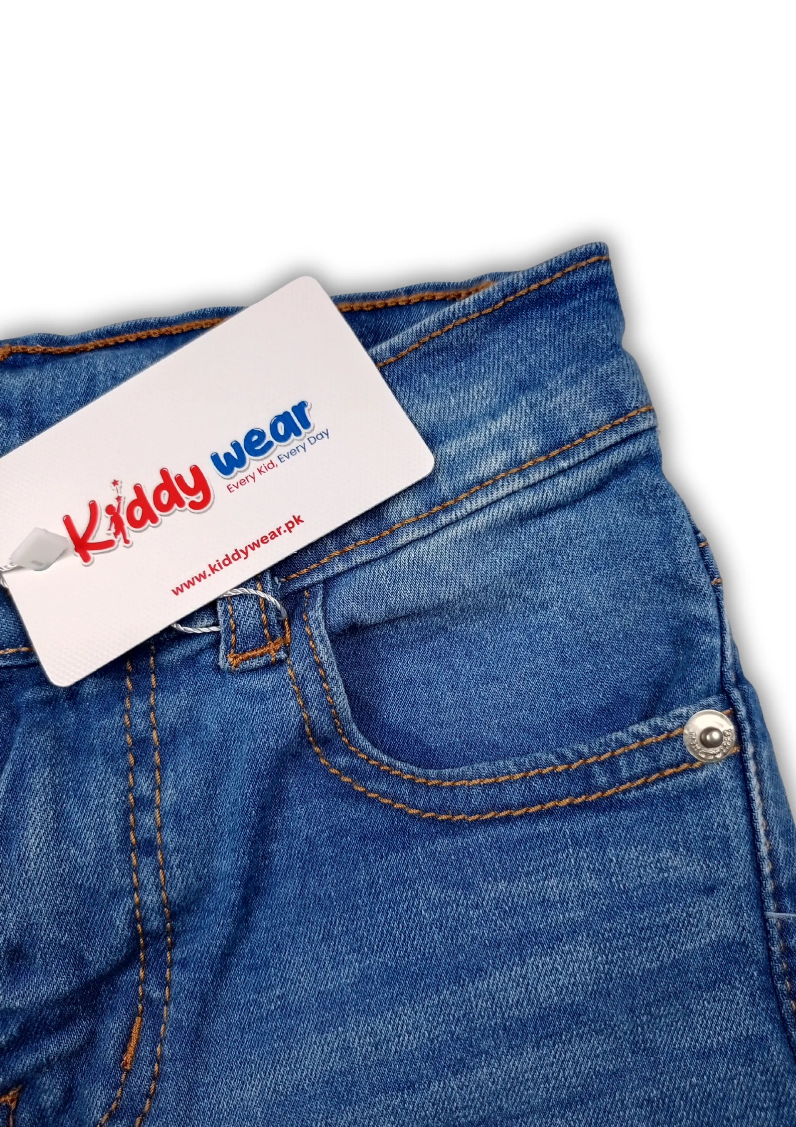 Kids Faded Look Denim Jeans