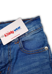 Kids Faded Look Denim Jeans