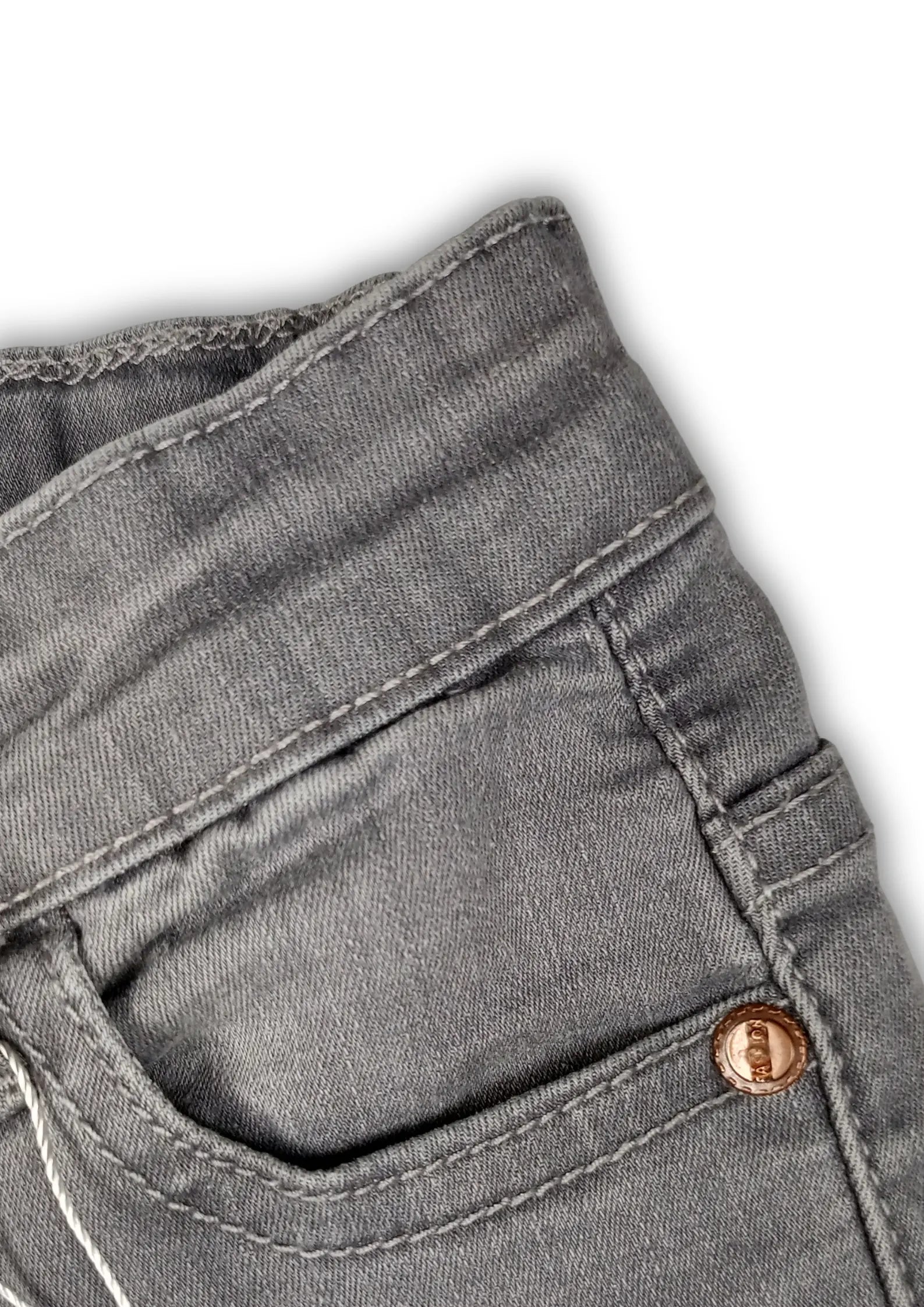 Boys' Stylish Grey Denim Jeans