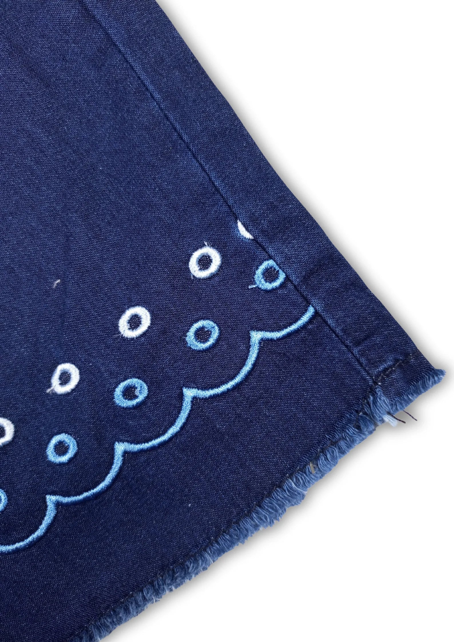 Girls' Embroidered Denim Pants