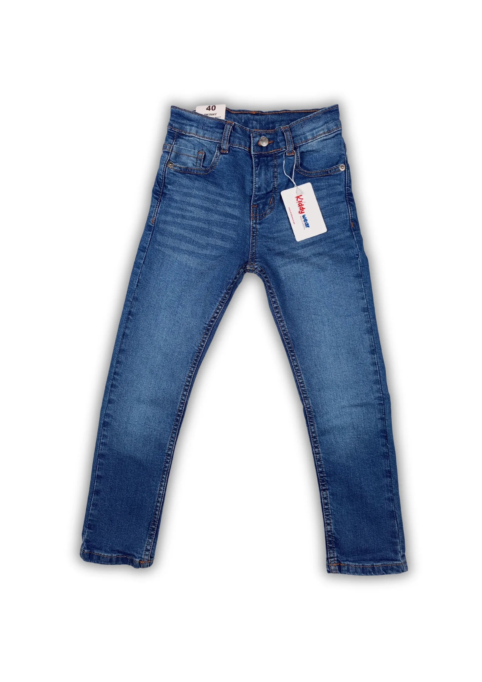 Kids Faded Look Denim Jeans