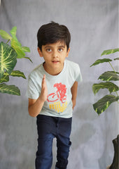 Kids' Blue Bicycle Graphic Tee