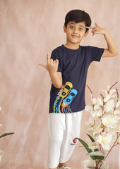 Kids' Racing Cars Navy T-Shirt